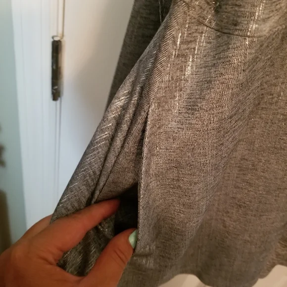 NWT 2 pc Susan Graver Foil Print Cardigan Tank Set - Picture 6 of 16